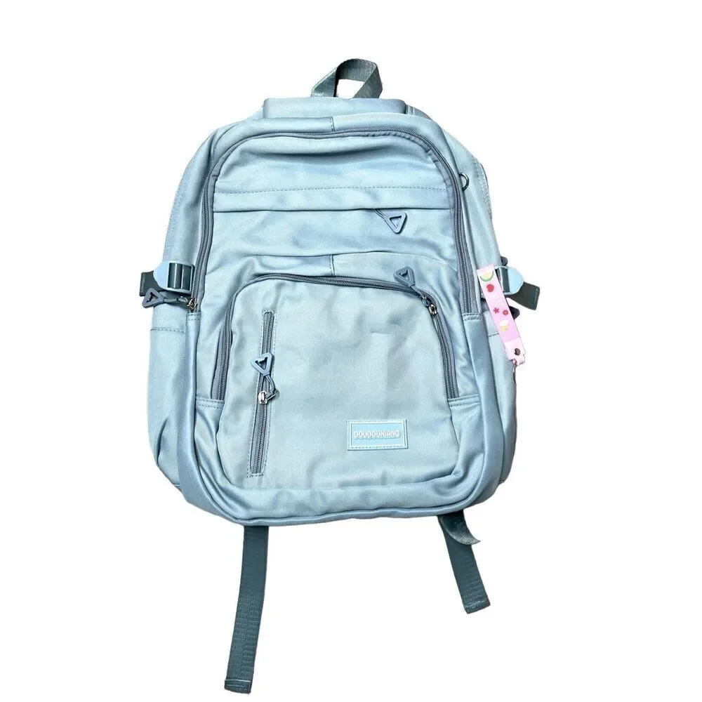 Blue Waterproof Computer Business Large Capacity‎ Backpack School Commuter Bag